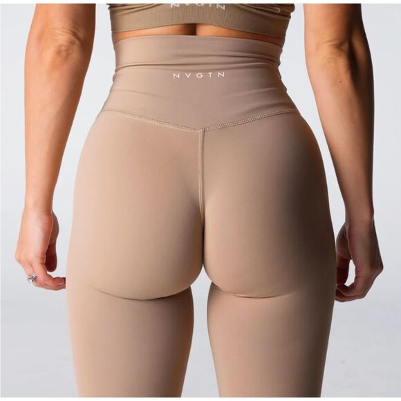 NVGTN Signature 2.0 Leggings Beige S - Picture 2 of 6